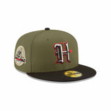 Houston texans Inaugural Season Patch Olive & Black "Field Issue" 59FIFTY Fitted Hat - New Era - 