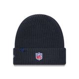 Houston Texans Navy Sideline Cuffed Knit Beanie - New Era - 