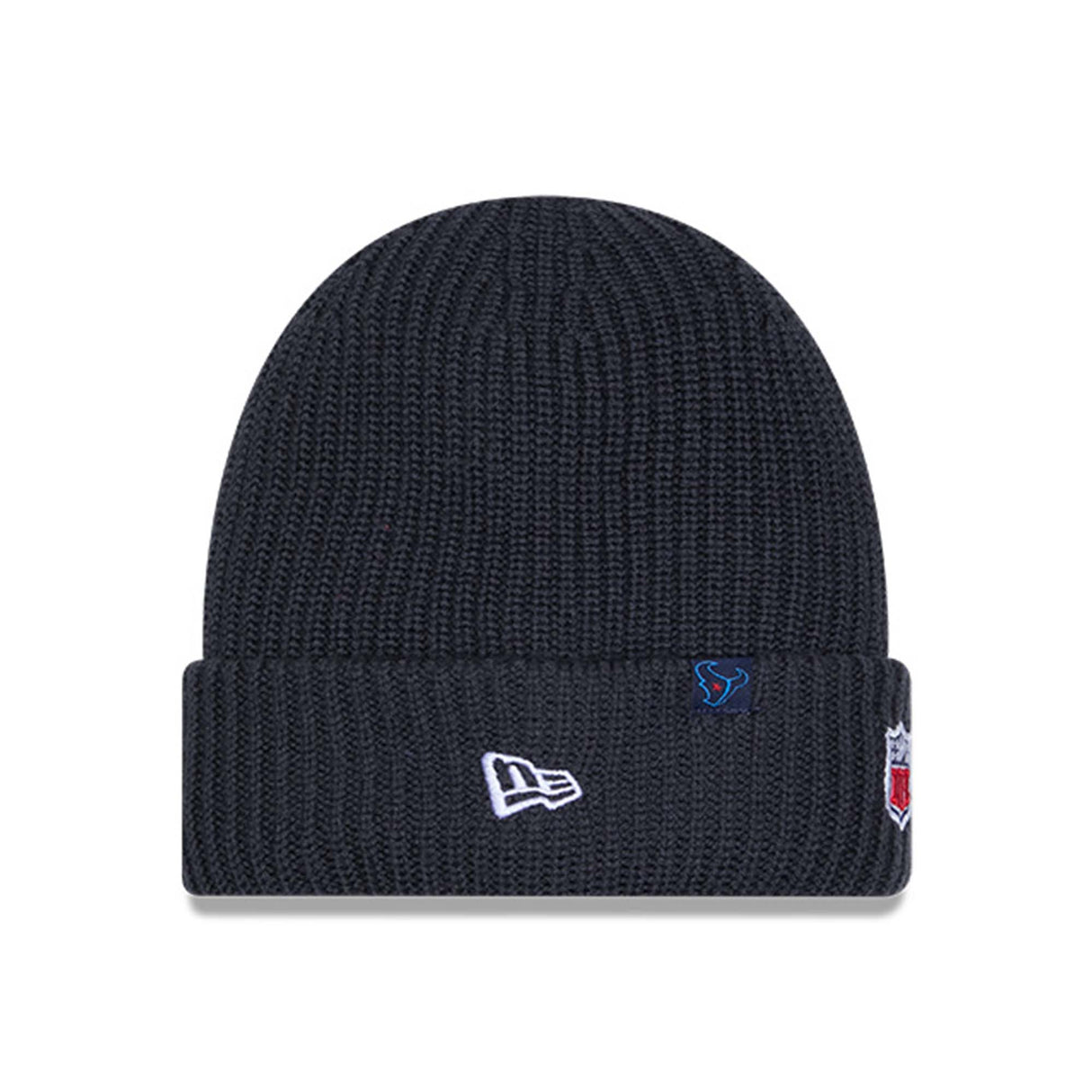 Houston Texans Navy Sideline Cuffed Knit Beanie - New Era - 