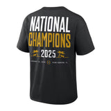Indiana Hoosiers College Football Playoff 2025 National Champions Black Nike Heavyweight Locker Room Authentic T-Shirt - Nike - 37080162601