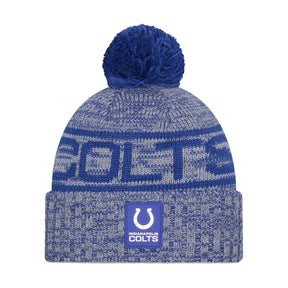 Indianapolis Colts Blue Pom Knit Beanie - New Era - 238302111