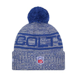 Indianapolis Colts Blue Pom Knit Beanie - New Era - 238302111