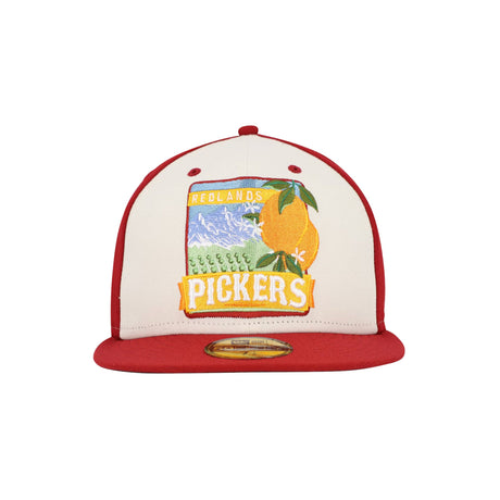 Inland Empire 66ers Redlands Pickers Theme Night Red 59FIFTY Fitted Hat - New Era - 2346402234