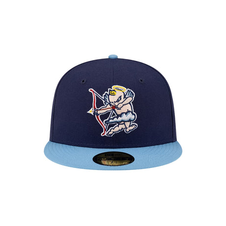 Inland Empire 66ers Theme Night Cherub Navy Blue 59FIFTY Fitted Hat - New Era - 2346402212