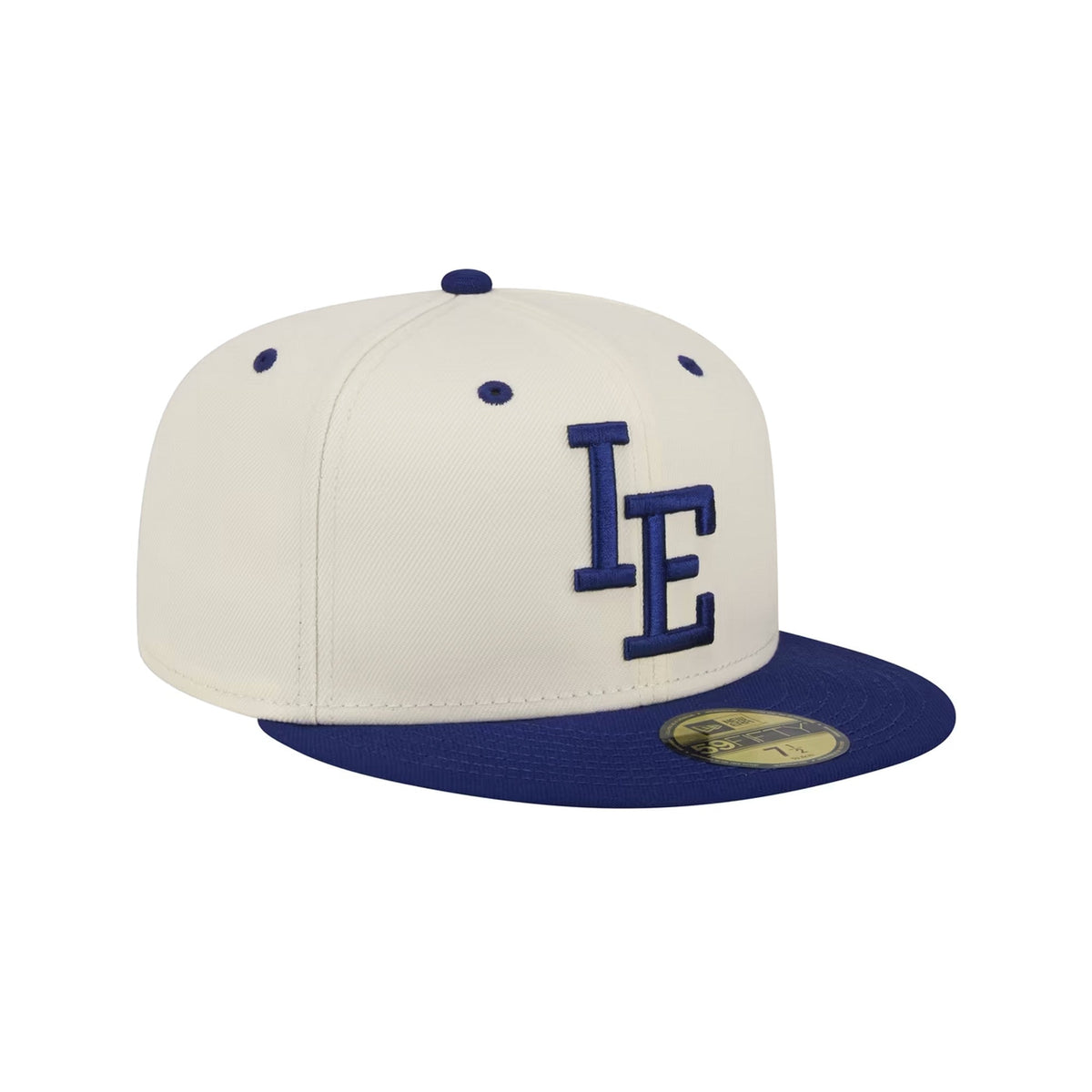 Inland Empire 66ers Theme Night Kings Cream and Blue 59FIFTY Fitted Hat - New Era - 2346402245