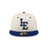 Inland Empire 66ers Theme Night Kings Cream and Blue 59FIFTY Fitted Hat - New Era - 2346402245