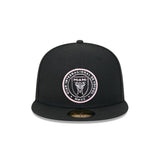 Inter Miami CF Crest Evergreen Black 59FIFTY Fitted Hat - New Era - 23840181301
