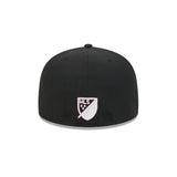 Inter Miami CF Crest Evergreen Black 59FIFTY Fitted Hat - New Era - 23840181301