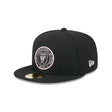 Inter Miami CF Crest Evergreen Black 59FIFTY Fitted Hat - New Era - 23840181301