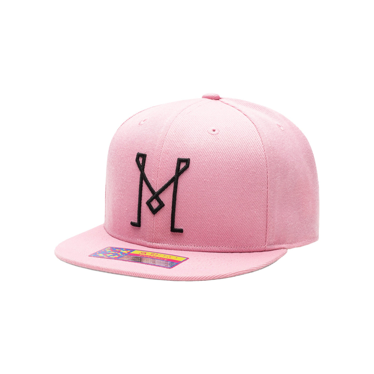 Inter Miami CF Logo Pink Snapback Hat - Fan Ink - 15620181301