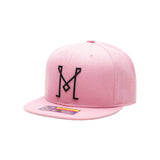 Inter Miami CF Logo Pink Snapback Hat - Fan Ink - 15620181301