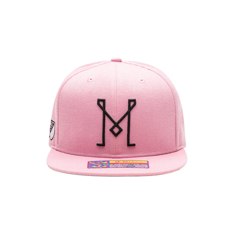 Inter Miami CF Logo Pink Snapback Hat - Fan Ink - 15620181301