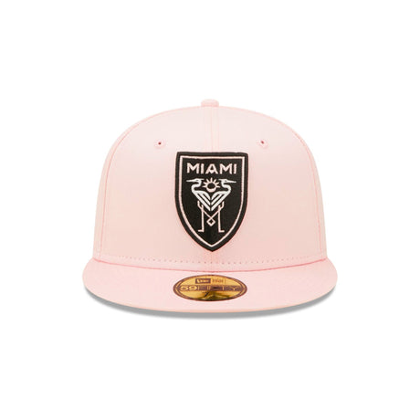 Inter Miami CF Primary Logo Light Pink 59FIFTY Fitted Hat - New Era - 23430281301