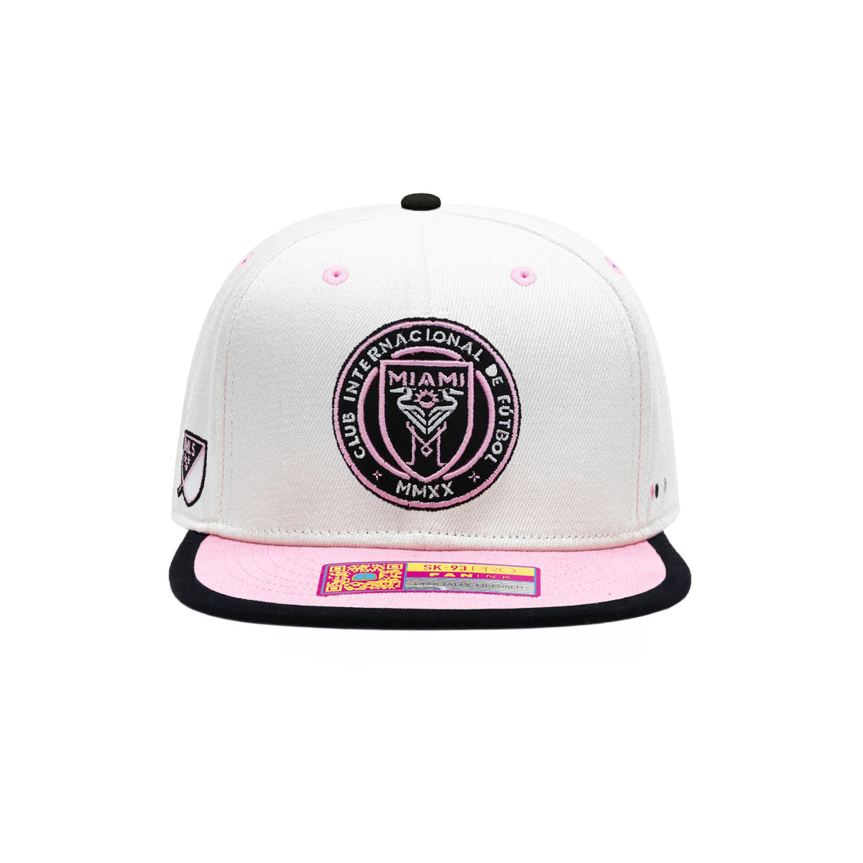 Inter Miami CF White & Pink SK-93 Pro Snapback Hat - Fan Ink - 158209813