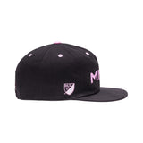 Inter Miami CF Wordmark Black Snapback Hat - Fan Ink - 158402813