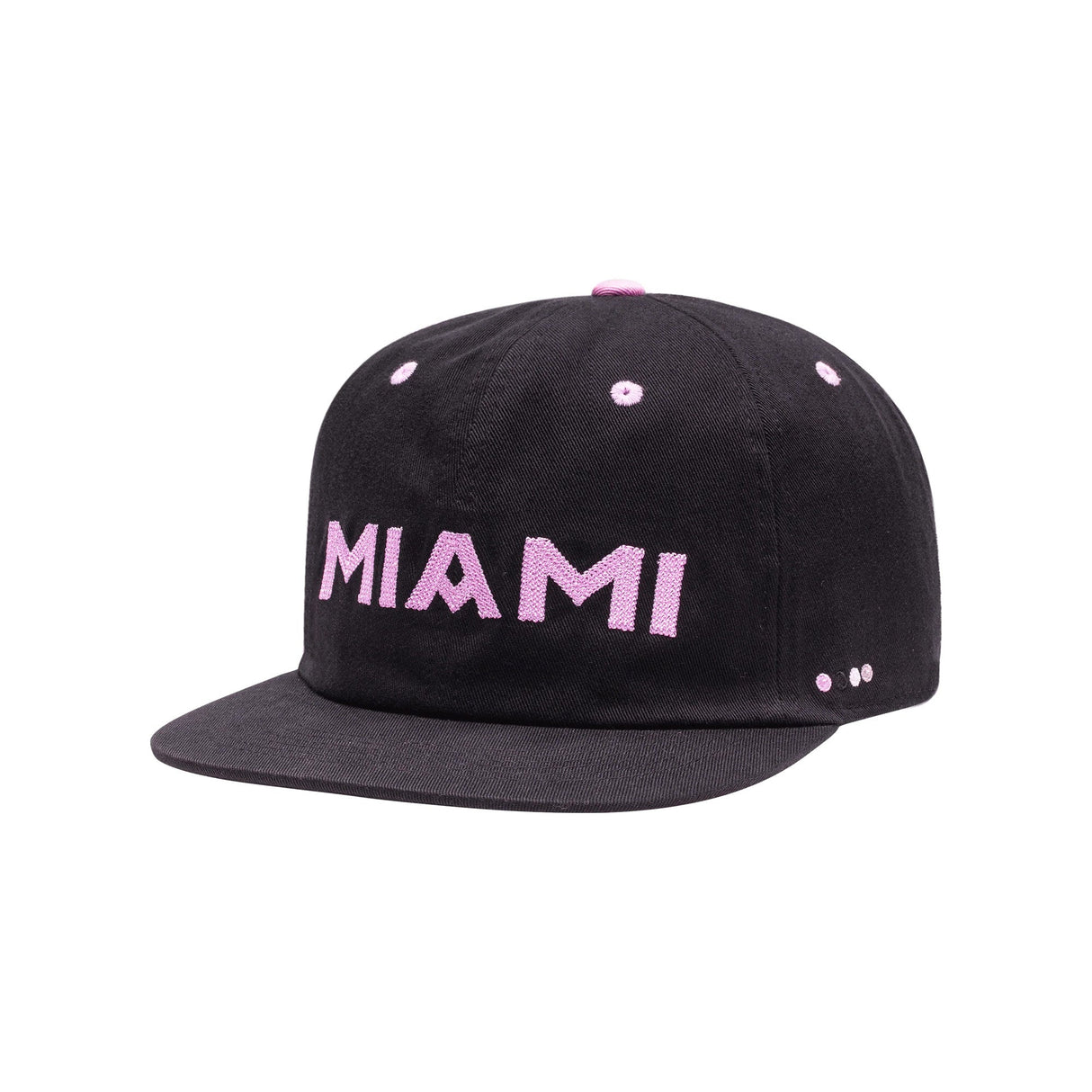 Inter Miami CF Wordmark Black Snapback Hat - Fan Ink - 158402813