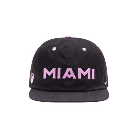 Inter Miami CF Wordmark Black Snapback Hat - Fan Ink - 158402813
