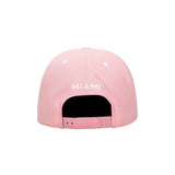 Inter Miami Pink & White Classic Logo Snapback - Fan Ink - 