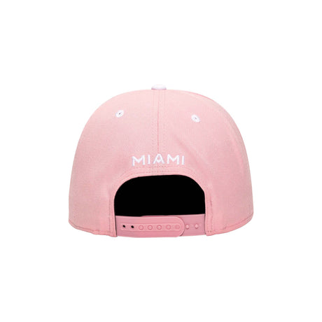 Inter Miami Pink & White Classic Logo Snapback - Fan Ink - 