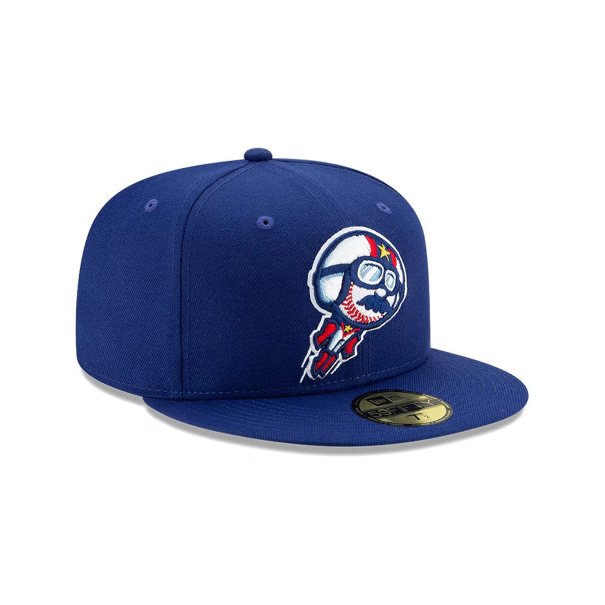 Kannapolis Cannon Ballers Blue 59FIFTY Fitted Hat - New Era - 232602429101