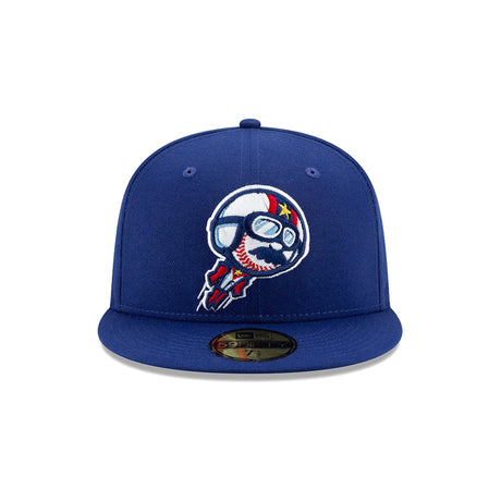 Kannapolis Cannon Ballers Blue 59FIFTY Fitted Hat - New Era - 232602429101