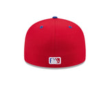 Kannapolis Cannon Ballers " Piedmont Boll Weevils " Theme Night 59FIFTY Fitted Hat - All Red - New Era - 