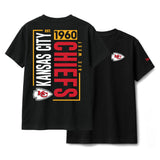 Kansas City Chiefs Black New Era 2 - Hit Boxy T-Shirt - New Era - 