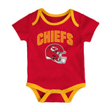 Kansas City Chiefs Infant All Day Play 3 - Piece Bodysuit Set - NFL - 24330111001
