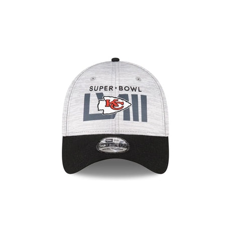 Kansas City Chiefs New Era Super Bowl LVIII 39THIRTY Flex Hat - New Era - 310903110