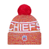 Kansas City Chiefs Red Pom Knit Beanie - New Era - 238302110