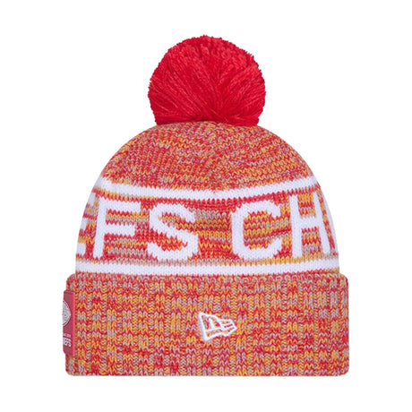 Kansas City Chiefs Red Pom Knit Beanie - New Era - 238302110