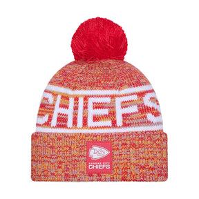 Kansas City Chiefs Red Pom Knit Beanie - New Era - 238302110