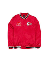 Kansas City Chiefs Red Satin Varsity Jacket - New Era - 
