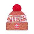 Kansas City Chiefs Red/Yellow Pom Knit Beanie - New Era - 