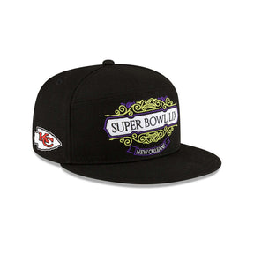 Kansas City Chiefs Super Bowl LIX Tarmac Split Panel 9FIFTY Snapback Hat - New Era - 