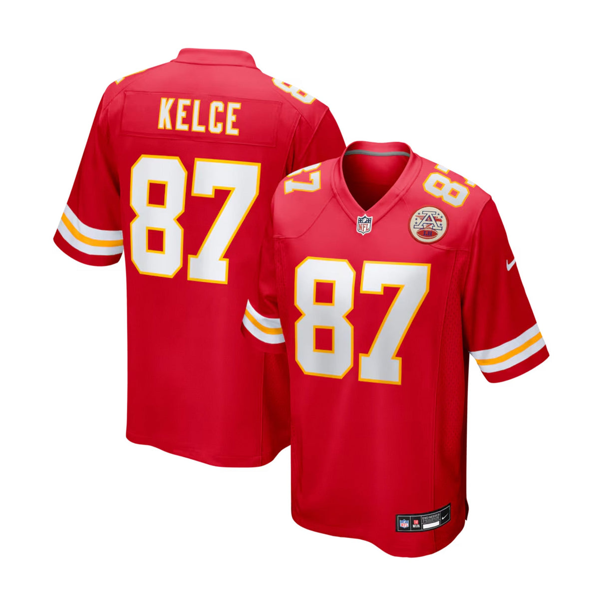 Kansas City Chiefs Travis Kelce Red Game Player Jersey - Nike - 23600111001