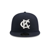 Kansas City Monarchs Turn Back The Clock Navy Blue 59FIFTY Fitted Hat - New Era - 23020143301