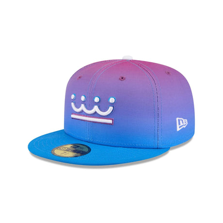 Kansas City Royals 2026 City Connect Gradient Blue Purple 59FIFTY Fitted Hat - New Era - 23311142601