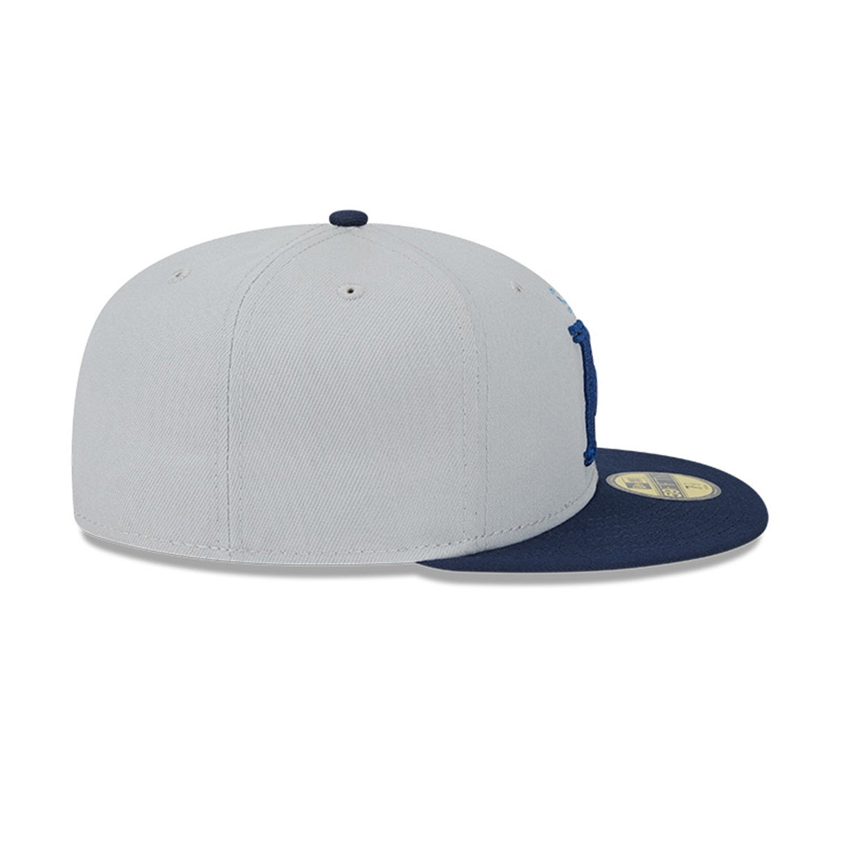 Kansas City Royals Metallic City Gray & Blue 59FIFTY Fitted Hat - New Era - 23334742601