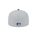 Kansas City Royals Metallic City Gray & Blue 59FIFTY Fitted Hat - New Era - 23334742601