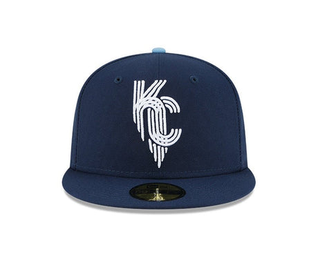 Kansas City Royals Navy City Connect 59FIFTY Fitted Hat - New Era - 