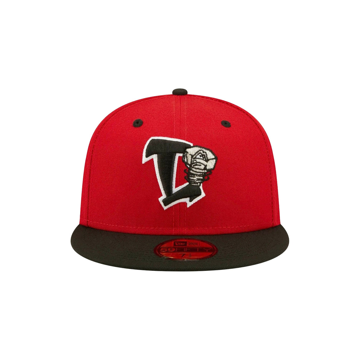 Lansing Lugnuts Authentic Collection Red 59FIFTY Fitted Hat - New Era - 230401401302