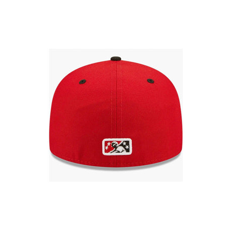 Lansing Lugnuts Red Authentic Collection Team Home 59FIFTY - New Era - 