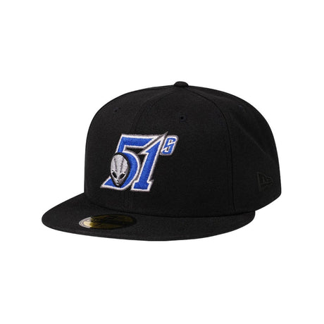 Las Vegas 51's Black 59FIFTY Fitted Hat - New Era - 
