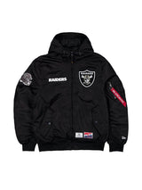Las Vegas Radiers Alpha Industries L - 2B Hooded Bomber Jacket - New Era - 