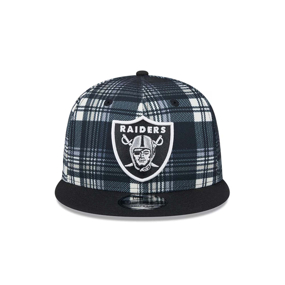 Las Vegas Raiders 2024 Sideline Statement Plaid New Era 9FIFTY Snapback Hat - New Era - 23950912301