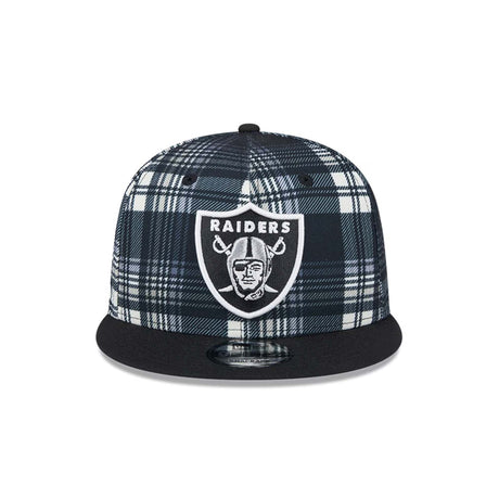 Las Vegas Raiders 2024 Sideline Statement Plaid New Era 9FIFTY Snapback Hat - New Era - 23950912301