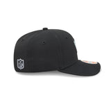 Las Vegas Raiders 2026 NFL Sideline Collection Black 9SEVENTY Stretch-Snap Hat - New Era - 23850512301