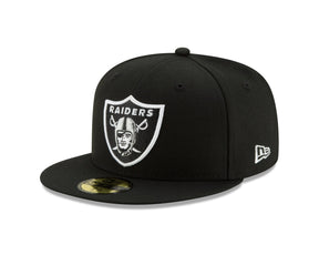 Las Vegas Raiders Authentic Collection Black & White 59FIFTY Fitted - New Era - 