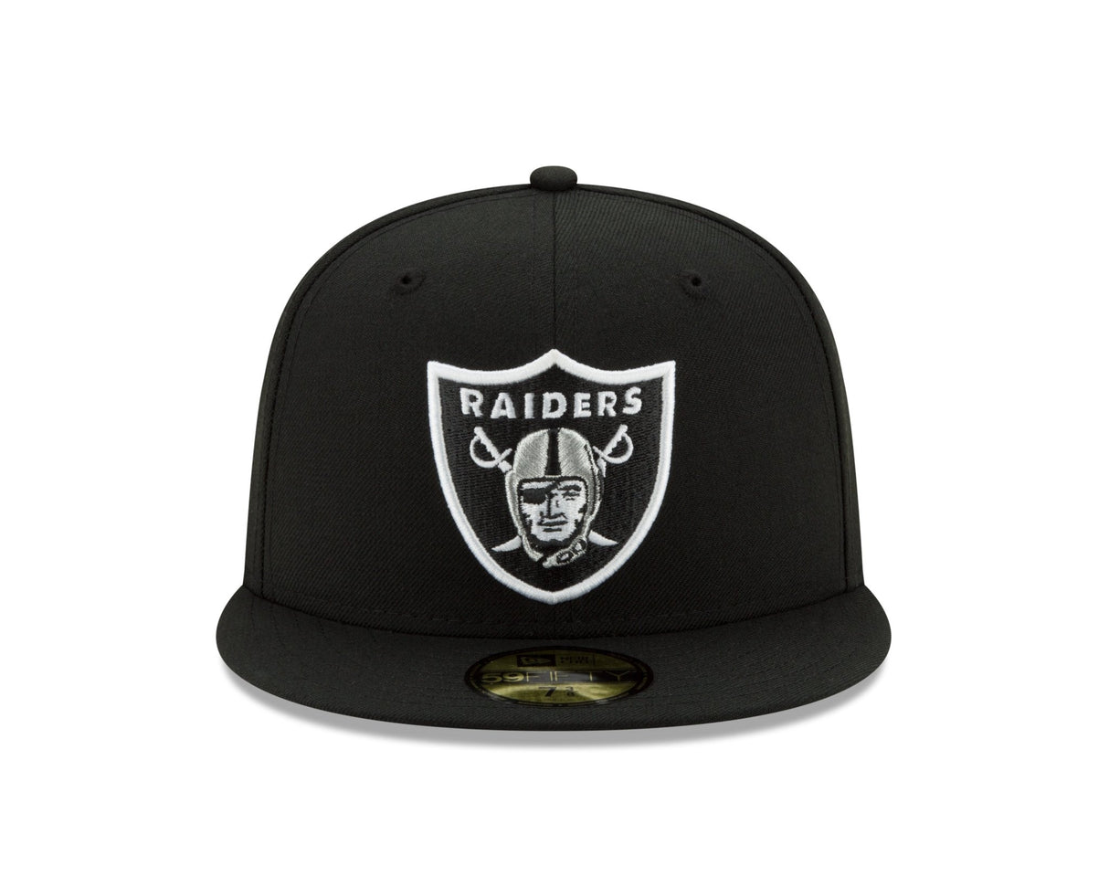 Las Vegas Raiders Authentic Collection Black & White 59FIFTY Fitted - New Era - 